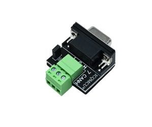 CAN adapter head, screw-free DB9 male with termination, 120 ohm resistor, CAN interface board, USB to PCAN 3 terminal-Male screws
