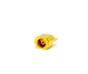 MCX Edge Mount For PCB Mount Female Connector 180 Degree Gold Plating