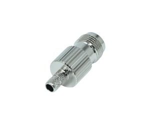 HD-SDI BNC Connector For Cable Female Vertical type 180 Degree Crimp