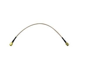 MC002989 RF / Coaxial Cable Assembly, 3 GHz, Gold Plated, SMA Plug to SMA Plug, RG316, 50 ohm, 10 “, 255 mm