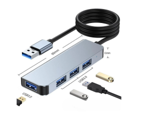 GL3510 USB to USB3.0 High Quality 4 Port Hub Adapter with 1.2m Cable
