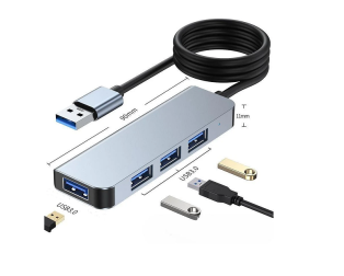 GL3510 USB to USB3.0 High Quality 4 Port Hub Adapter with 1.2m Cable GL3510 USB to USB3.0 High Quality 4 Port Hub Adapter with 1.2m Cable