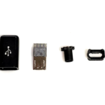 YT2153Y Micro USB 4pin Male Connector for Charging, Data, OTG Cable-Unassembled