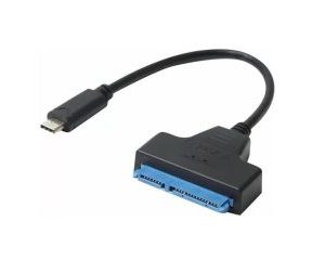 SATA (7+15) Pin to Type-C External Hard Disk Data Cable