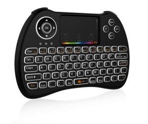 2.4G Wireless Mini Touch Keyboard with Colorful Backlight for Raspberry PI 4B3B3B+