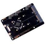 52Pi N21 Dual 2280 NVMe base for Raspberry Pi 5，Supprt two 2230224222602280 NVMe SSDs