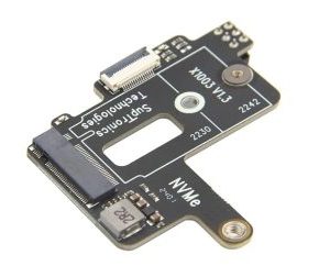 Geekworm X1003 PCIe to M.2 Key-M NVMe SSD PIP TOP for Raspberry Pi 5