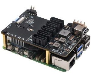 Geekworm X1009 PCIe to 5-Port SATA Shield for Raspberry Pi 5 (NOT Support Boot from HDDSSD)