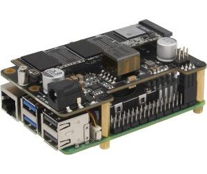 Geekworm X1012 PCIe to NVMe+POE Shield for Raspberry Pi 5