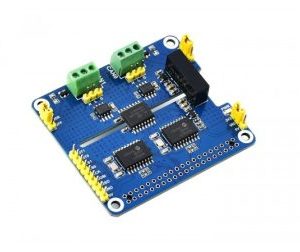 Waveshare 2-Channel Isolated CAN Expansion HAT for Raspberry Pi, Dual Chips Solution