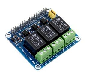 Waveshare 3 Channel Relay HAT Smart Home for Raspberry Pi 3