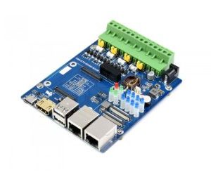 Waveshare Dual ETH Quad RS485 Base Board (B) for Raspberry Pi Compute Module 4