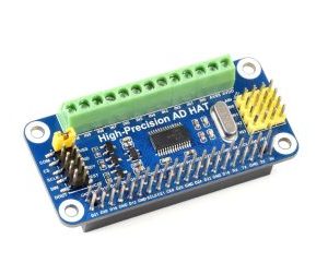 Waveshare High-Precision AD HAT For Raspberry Pi ADS1263 10-Ch 32-Bit ADC