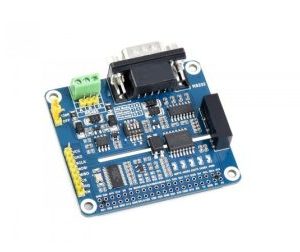 Waveshare Isolated RS485 RS232 Expansion HAT for Raspberry Pi, SPI Control