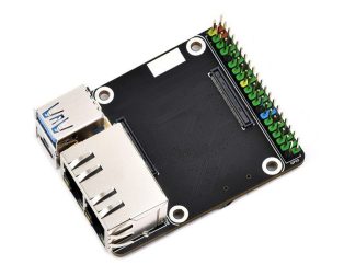 Waveshare Mini Dual Gigabit Ethernet Base Board Designed for All Variants of Raspberry Pi Compute Module 5 (NOT Included) Waveshare Mini Dual Gigabit Ethernet Base Board Designed for All Variants of Raspberry Pi Compute Module 5 (NOT Included)