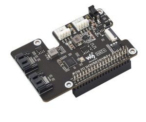 Waveshare PCIe To 2-Ch Plug And Play SATA Adapter For Raspberry Pi 5