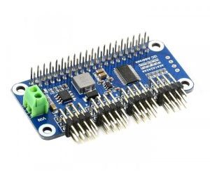 Waveshare Servo Driver HAT (B) for Raspberry Pi, 16-Channel, 12-bit, I2C