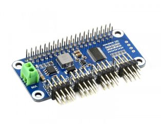 Waveshare Servo Driver HAT (B) for Raspberry Pi, 16-Channel, 12-bit, I2C Waveshare Servo Driver HAT (B) for Raspberry Pi, 16-Channel, 12-bit, I2C