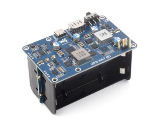 Waveshare UPS HAT (E) for Raspberry Pi, Supports 4× 21700 Li batteries (NOT included), Bi-Directional Fast charging, 5V 6A Output, Pogo Pins Connector, Raspberry Pi UPS Waveshare UPS HAT (E) for Raspberry Pi, Supports 4× 21700 Li batteries (NOT included), Bi-Directional Fast charging, 5V 6A Output, Pogo Pins Connector, Raspberry Pi UPS