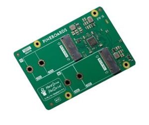 Pineboards BM2L-S HatDrive! Dual (2xNVMe 2230,2242 GEN 2) for Raspberry Pi 5