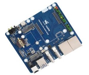 Waveshare Dual Ethernet Base Board For Raspberry Pi CM5